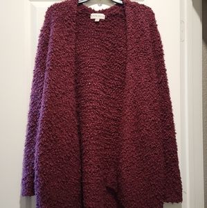 Warm Fuzzy Open Cardigan